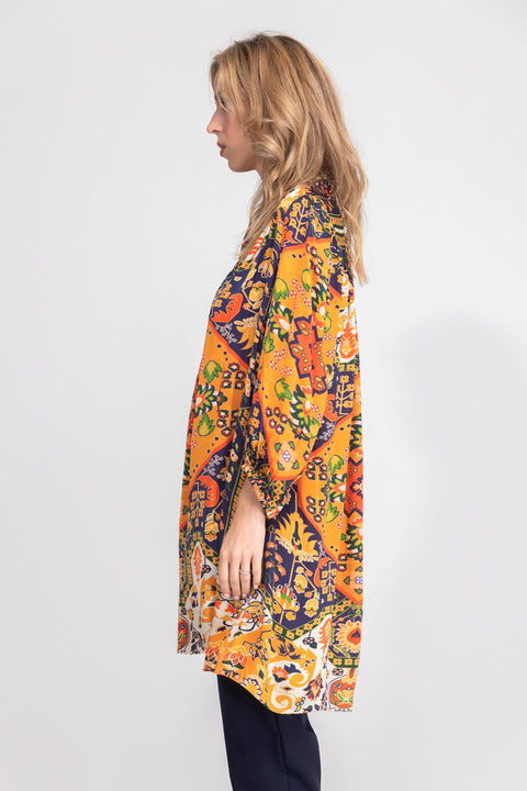 SAFFRON - BLOUSON TUNIC DRESS DRESS The Swank Store 
